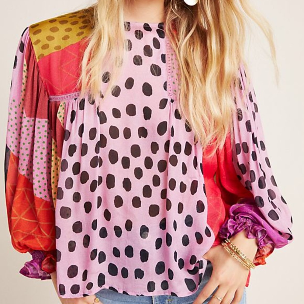 Anthropolgie Miranda peasant Blouse